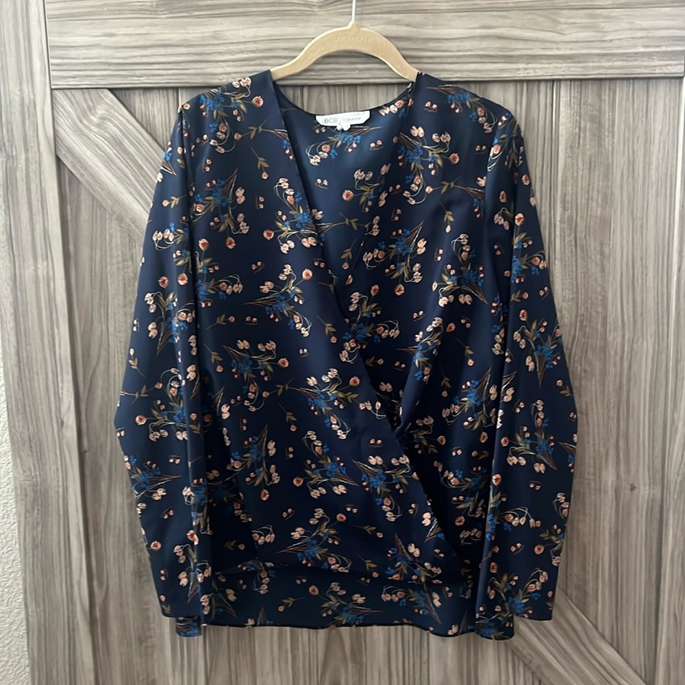 BCBG Generations, Small, front cross over blouse
